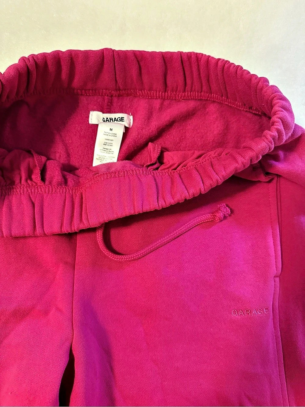 Garage UltraFleece Straight Leg Sweatpants Raspberry Cheeks Pink - Picture 3 of 4